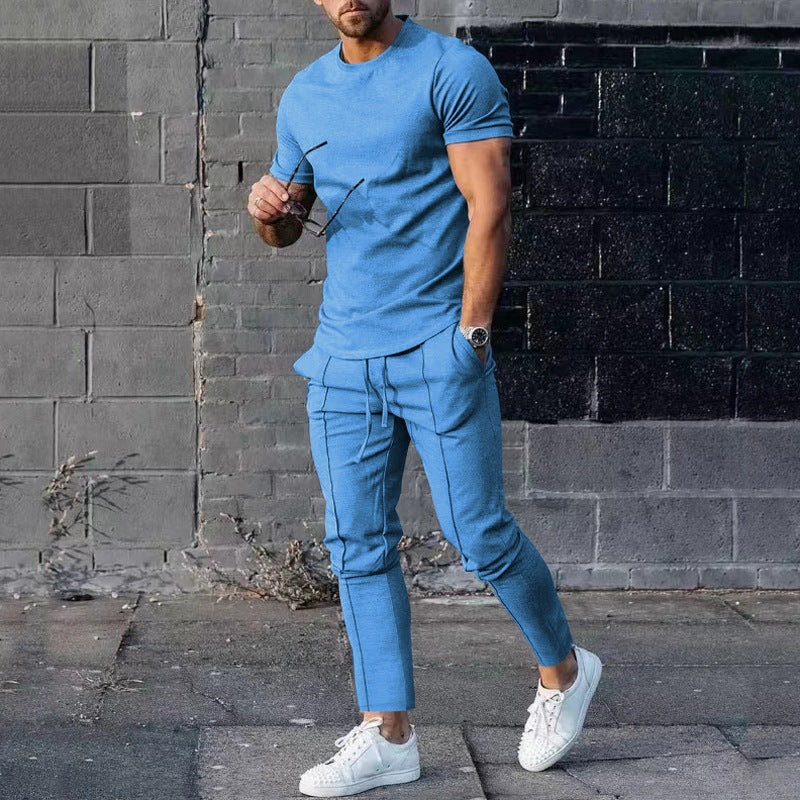 Sadek™️ "Minimalist Chic Duo" - 2teiler mit langer Hose und Shirt