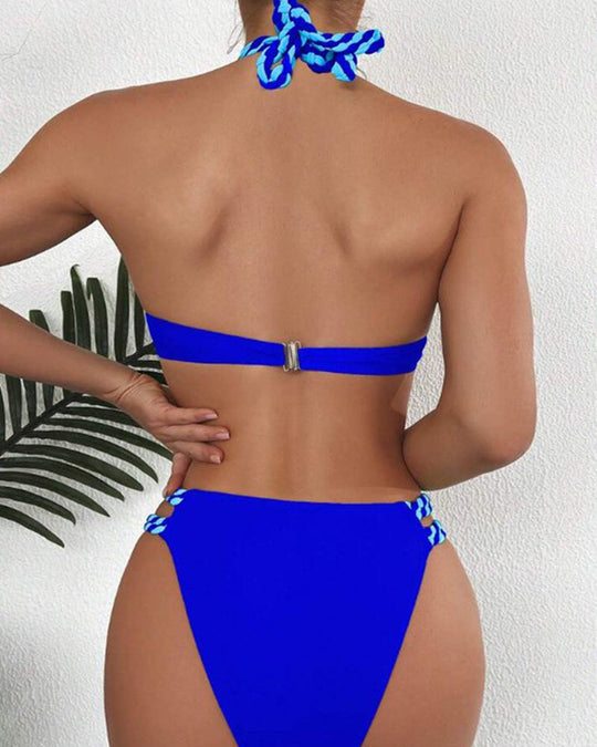 Constance™ Colorblock-Neckholder-Bikini-Set