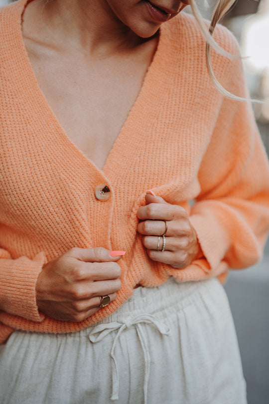 Jane™ Cardigan mit Knopfleiste