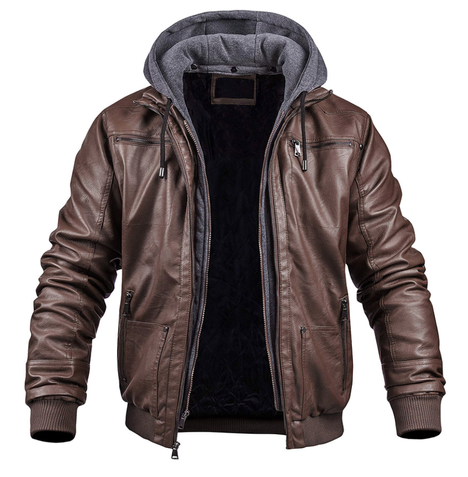 Dorian™ Premium Leder-Winterjacke für Herren