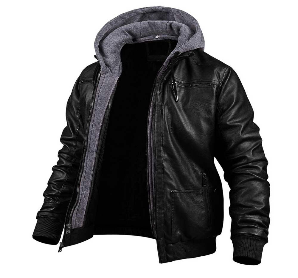 Dorian™ Premium Leder-Winterjacke für Herren