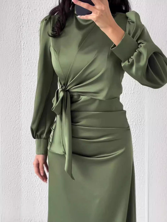 Marida™️ Kleid mit Schleife