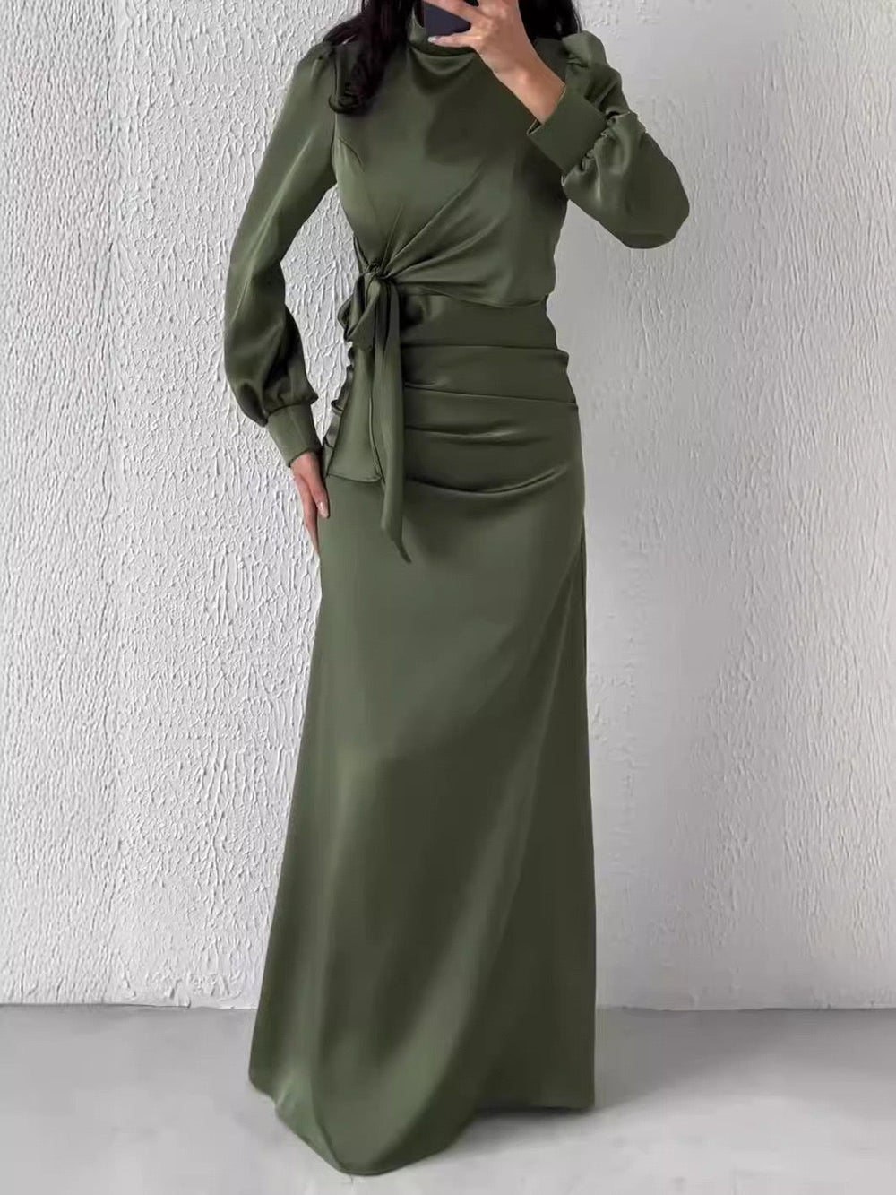 Marida™️ Kleid mit Schleife