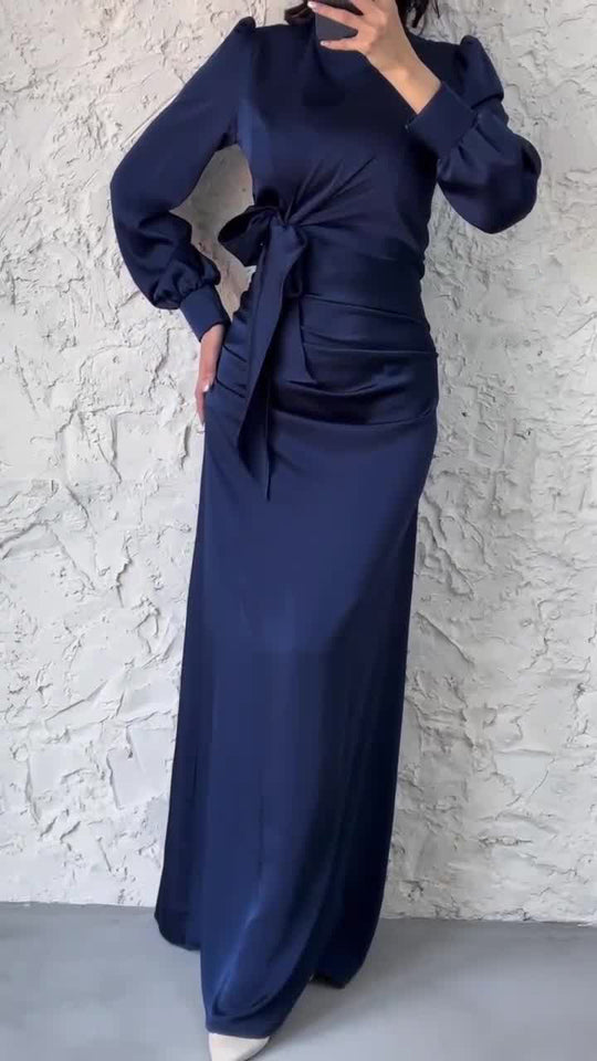 Marida™️ Kleid mit Schleife