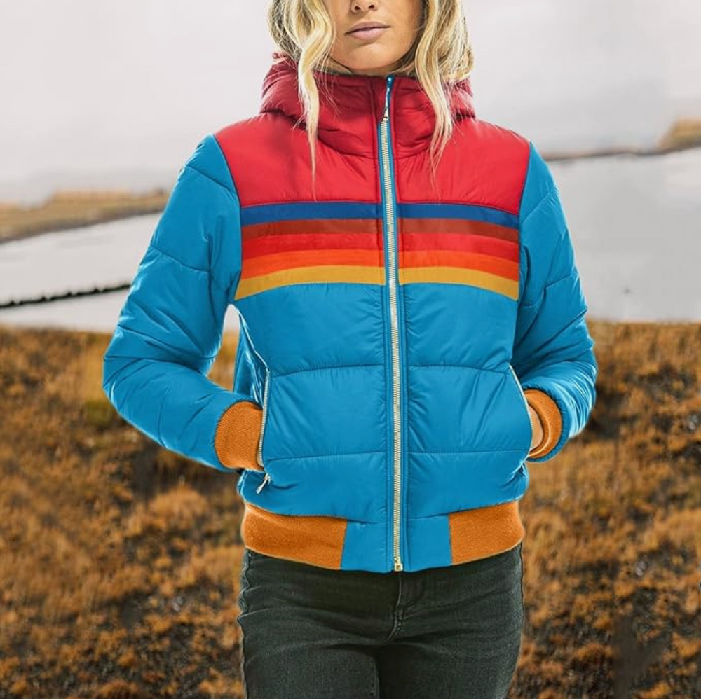 Kirra™ Retro Parka mit Kunstfellkapuze für Damen