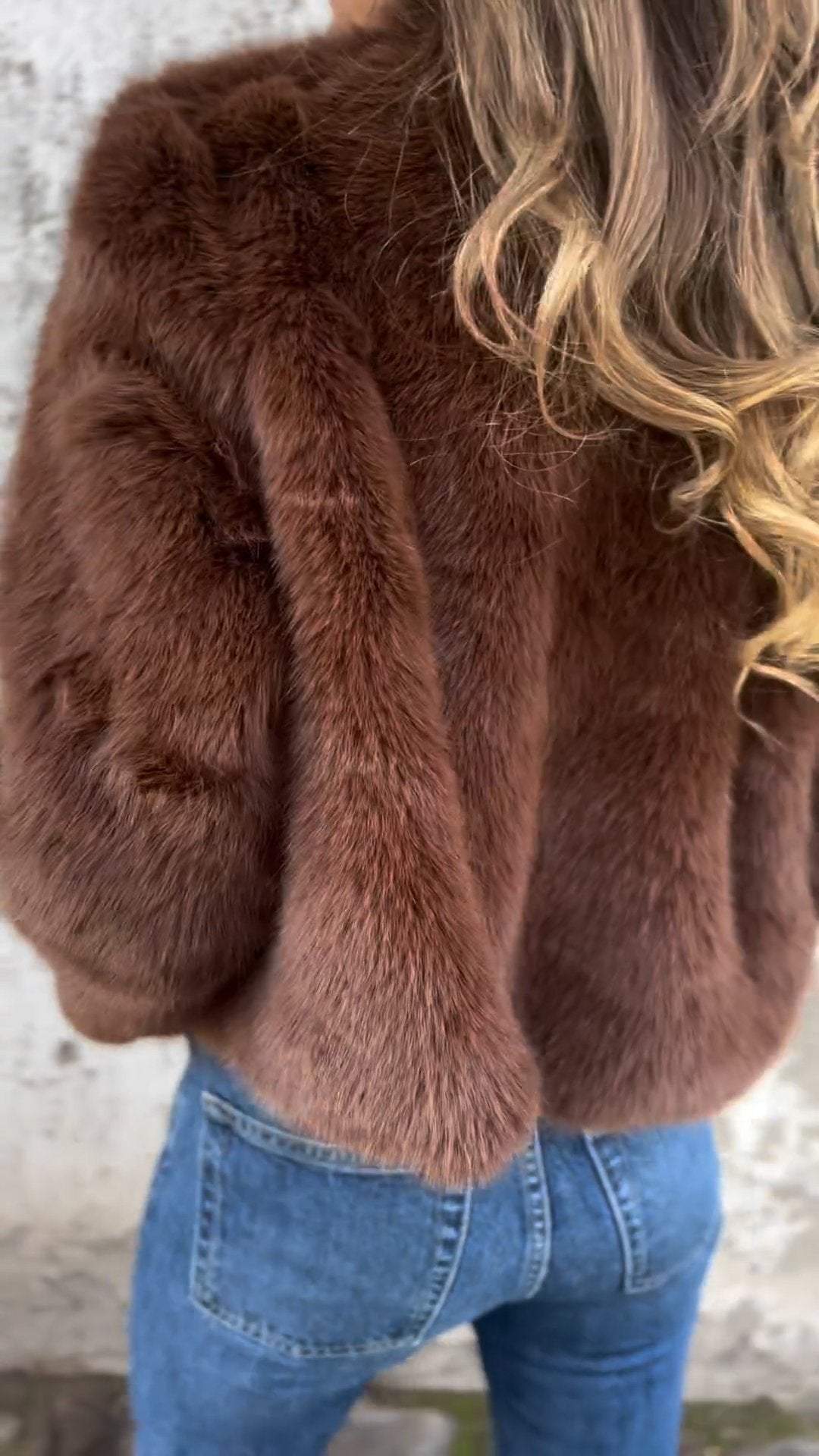 Sara™ Faux Fur Jacket