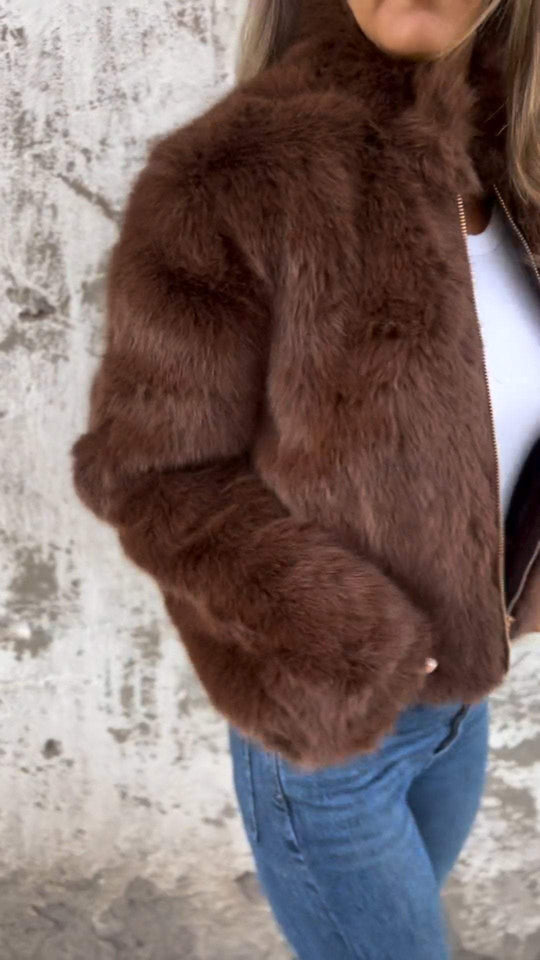 Sara™ Faux Fur Jacket