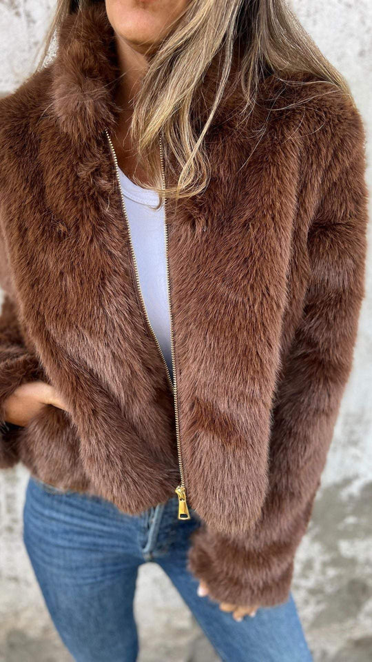 Sara™ Faux Fur Jacket