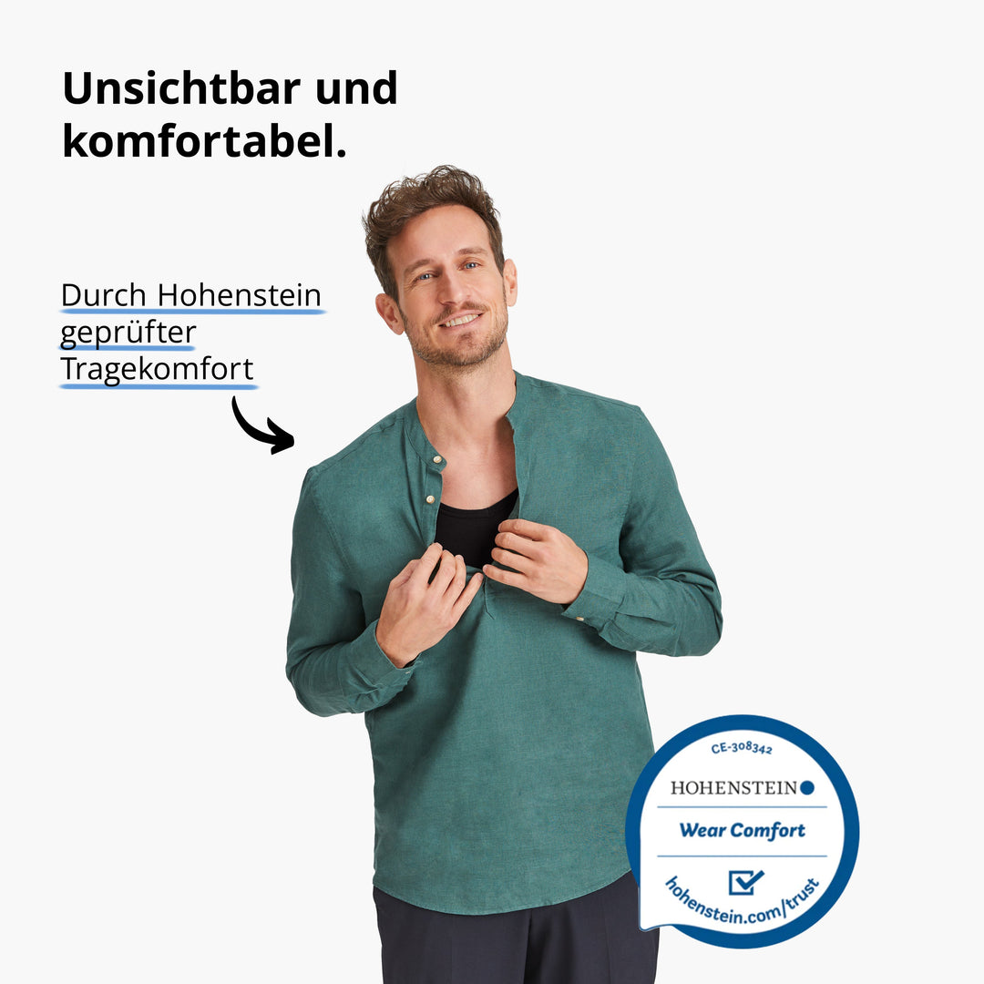 Colin™ Anti-Schweiß Shirt Herren mit V-Ausschnitt Performance