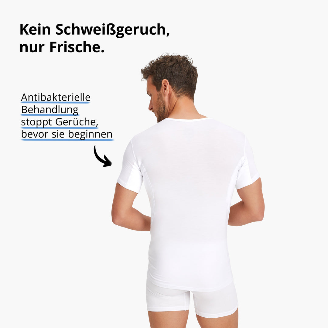 Colin™ Anti-Schweiß Shirt Herren mit V-Ausschnitt Performance